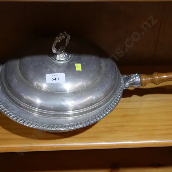 Silver plated chafing pan