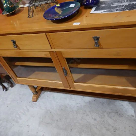 Glass fronted sideboard