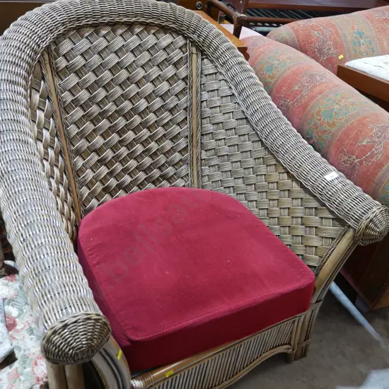 Large cane chair