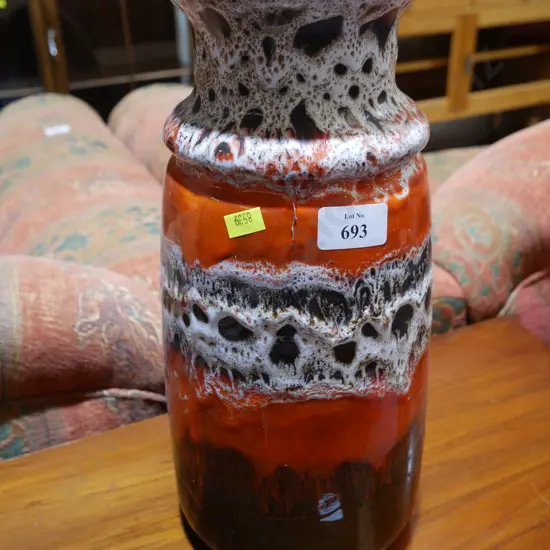 Large Blue Mountain Pottery vase