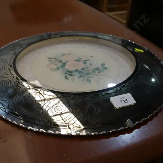 Framed picture mirror