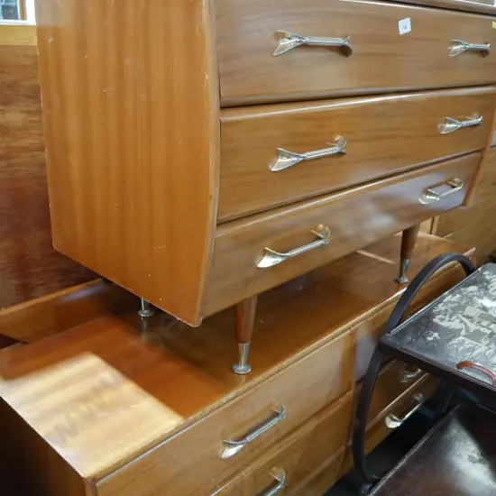 Mirror back Dutchess and lowboy