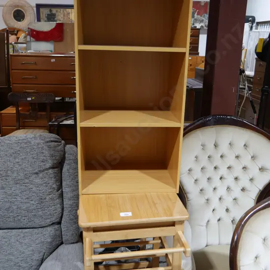 Wine rack and small book case