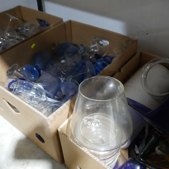 Glassware x3 boxes