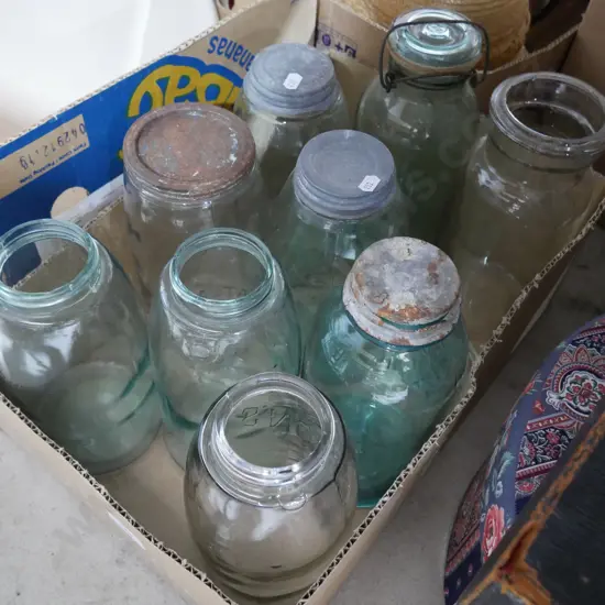Glass jars