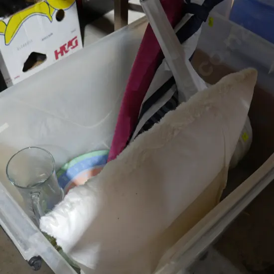 Umbrellas , pillow , vase