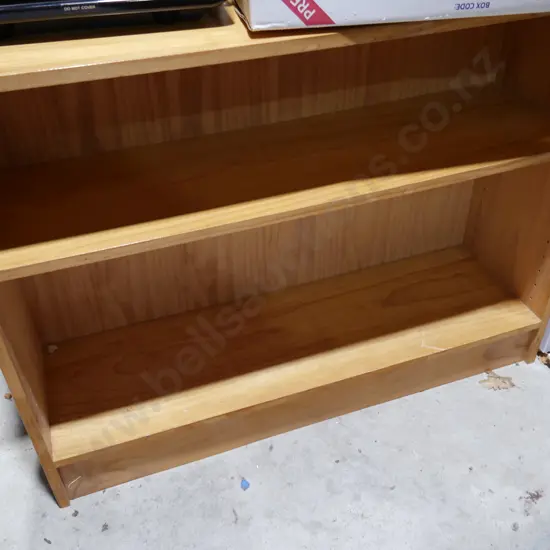 Timber bookshelf