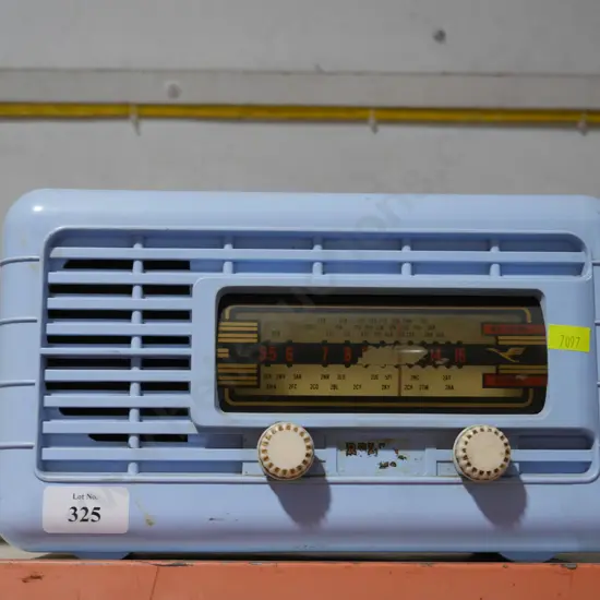 Valve radio