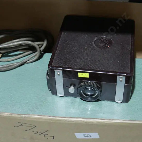 Slides and projector