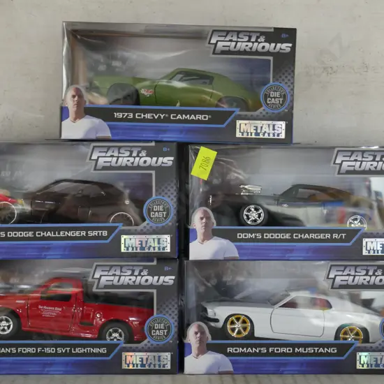 Fast and furious model cars