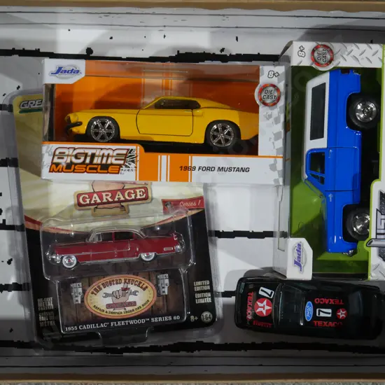 4 model cars