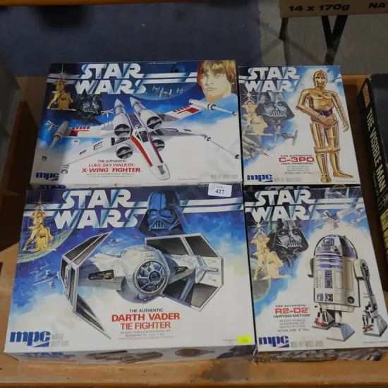 4 X Star wars models