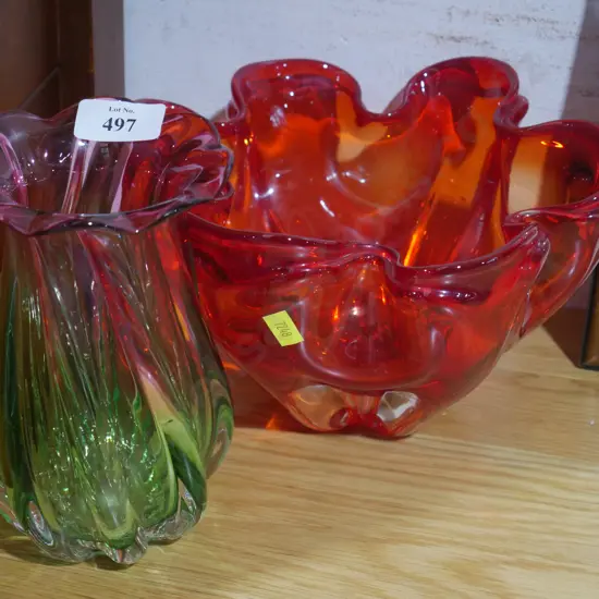 Glass vases
