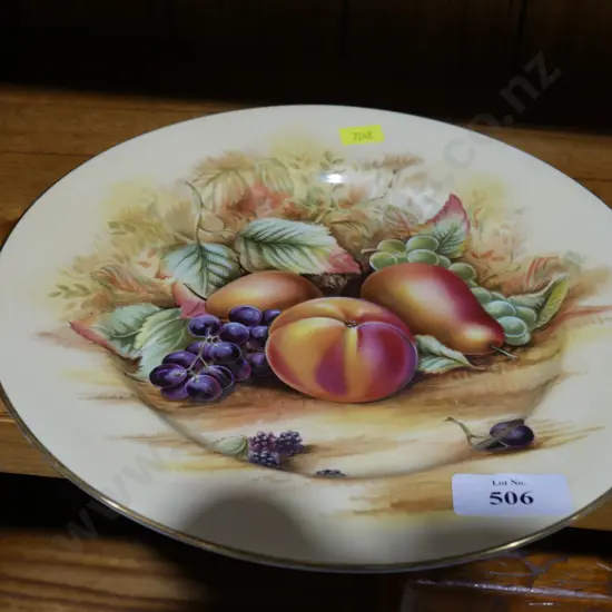 Aynsley plate fruit