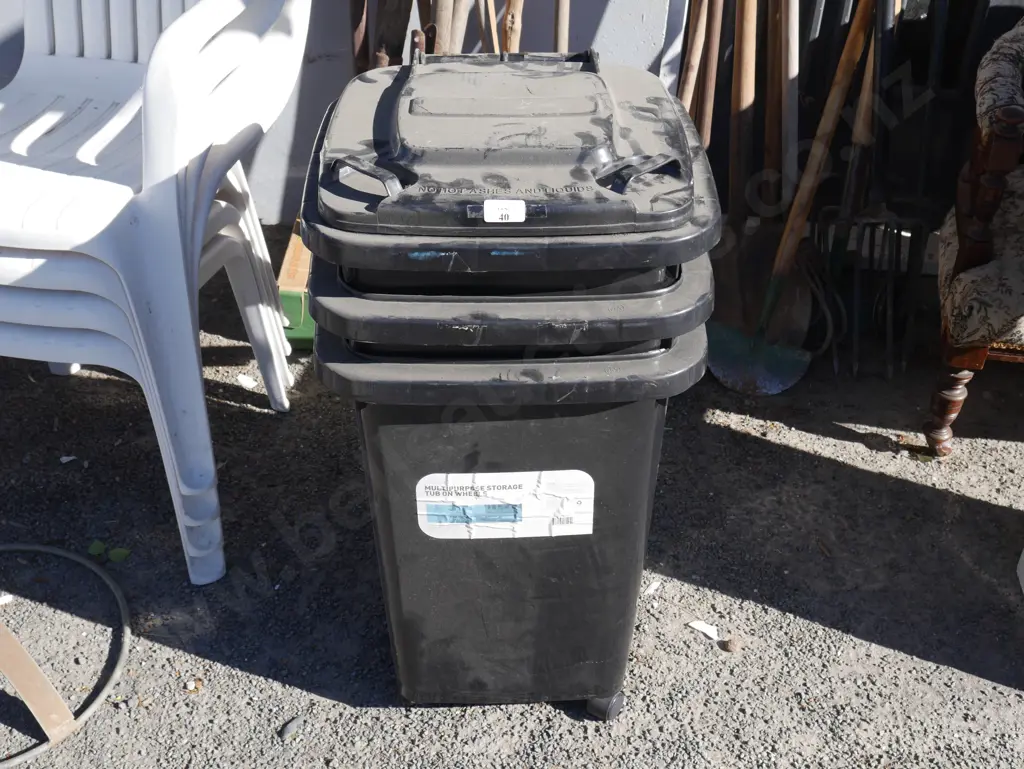 3 wheelie bins Image 1++