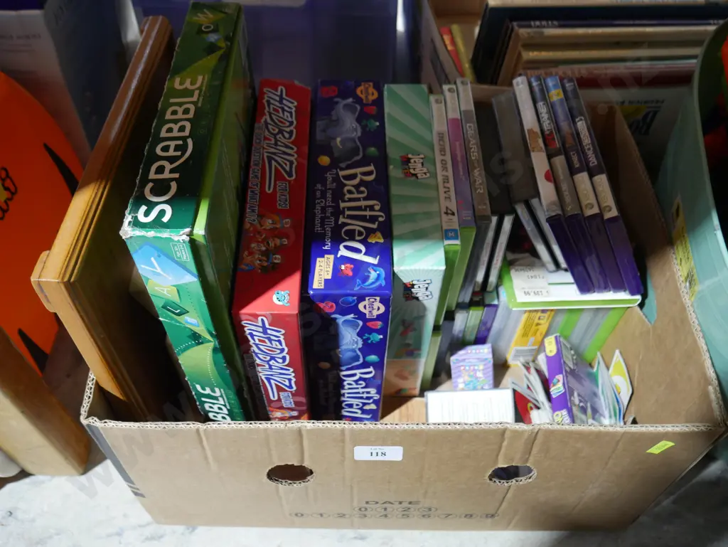 Three boxes of children's toys and games Image 1++