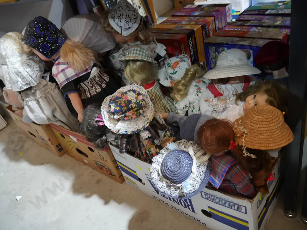 Three boxes of dolls Image 1++