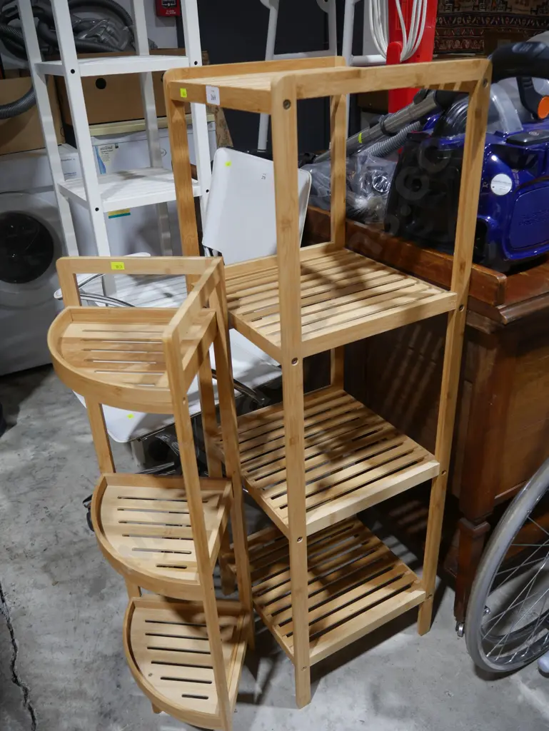 2 bamboo shelves Image 1++