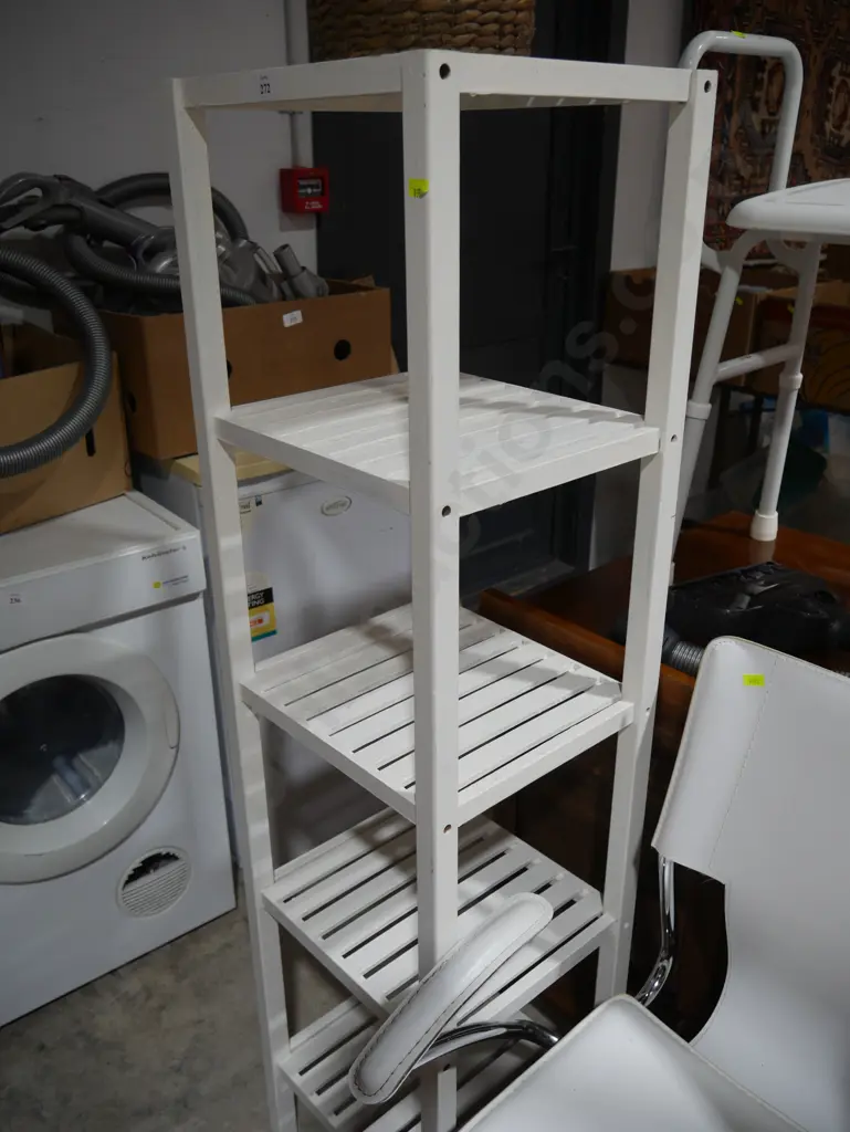 White 5 tier shelf Image 1++