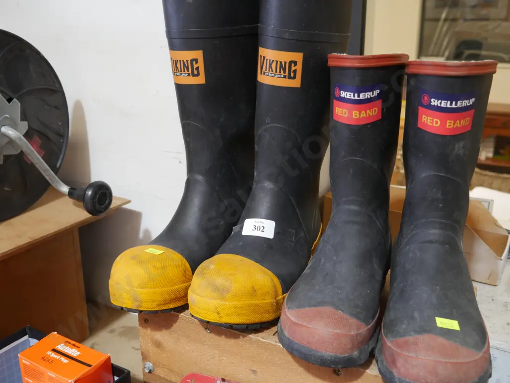 Two pair of gumboots Image 1++