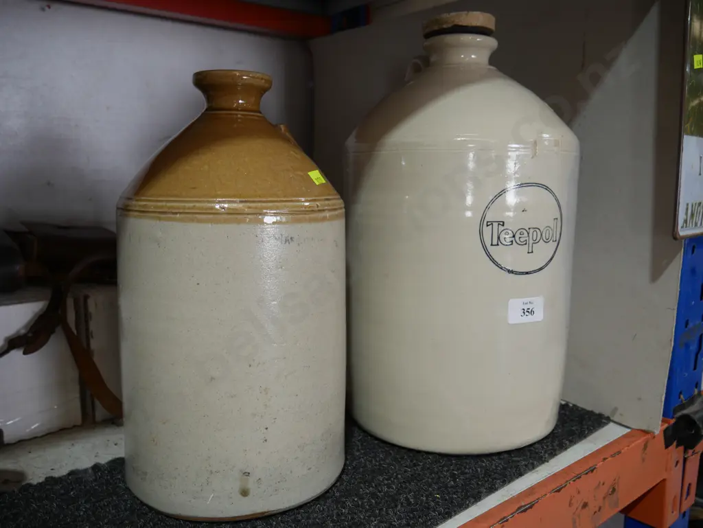 2 stone bottles Image 1++