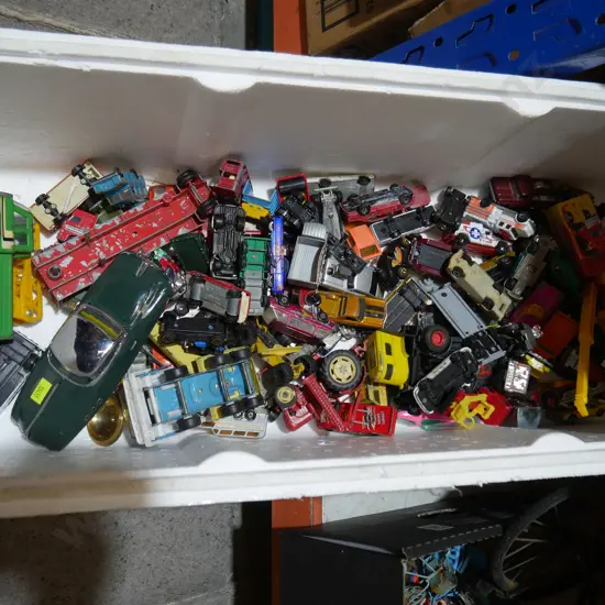 Assorted toy cars