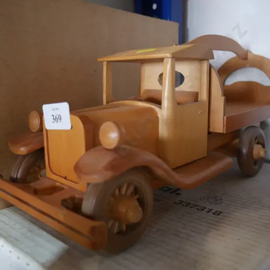Wooden model car