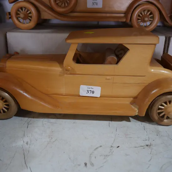 Wooden model car
