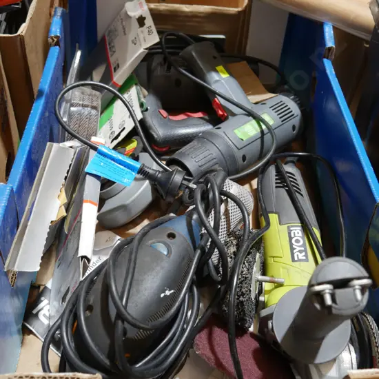 Assorted power tools etc