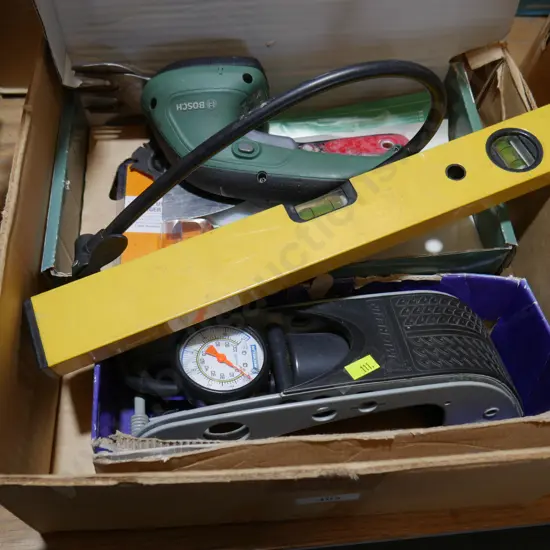 Hedge trimmer, foot pump etc