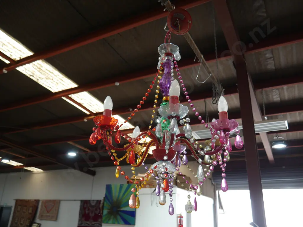 Colourful chandelier Image 1++