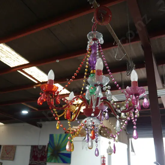 Colourful chandelier