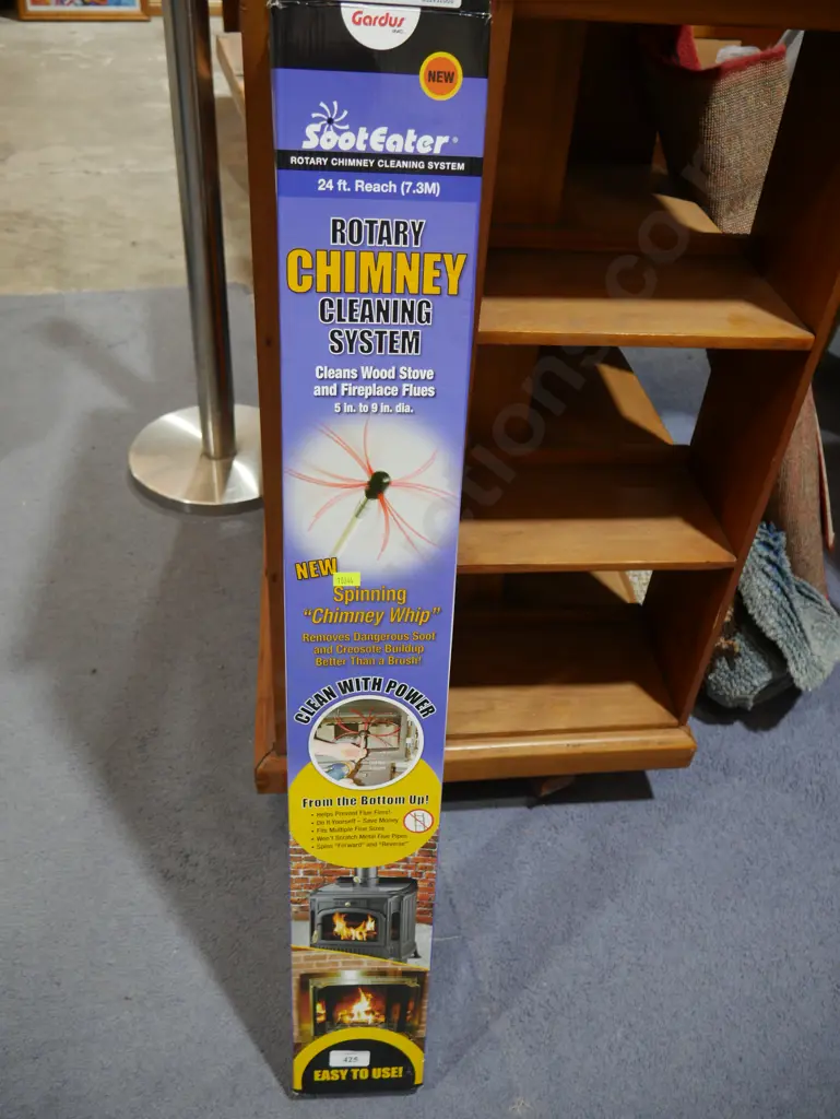 Rotary chimney cleaning system Image 1++