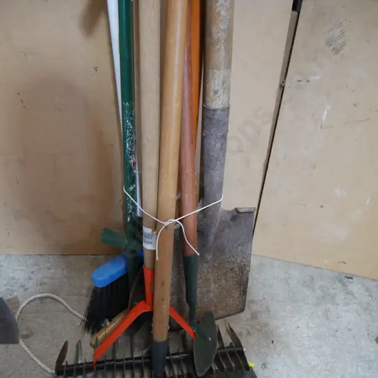Assorted garden tools