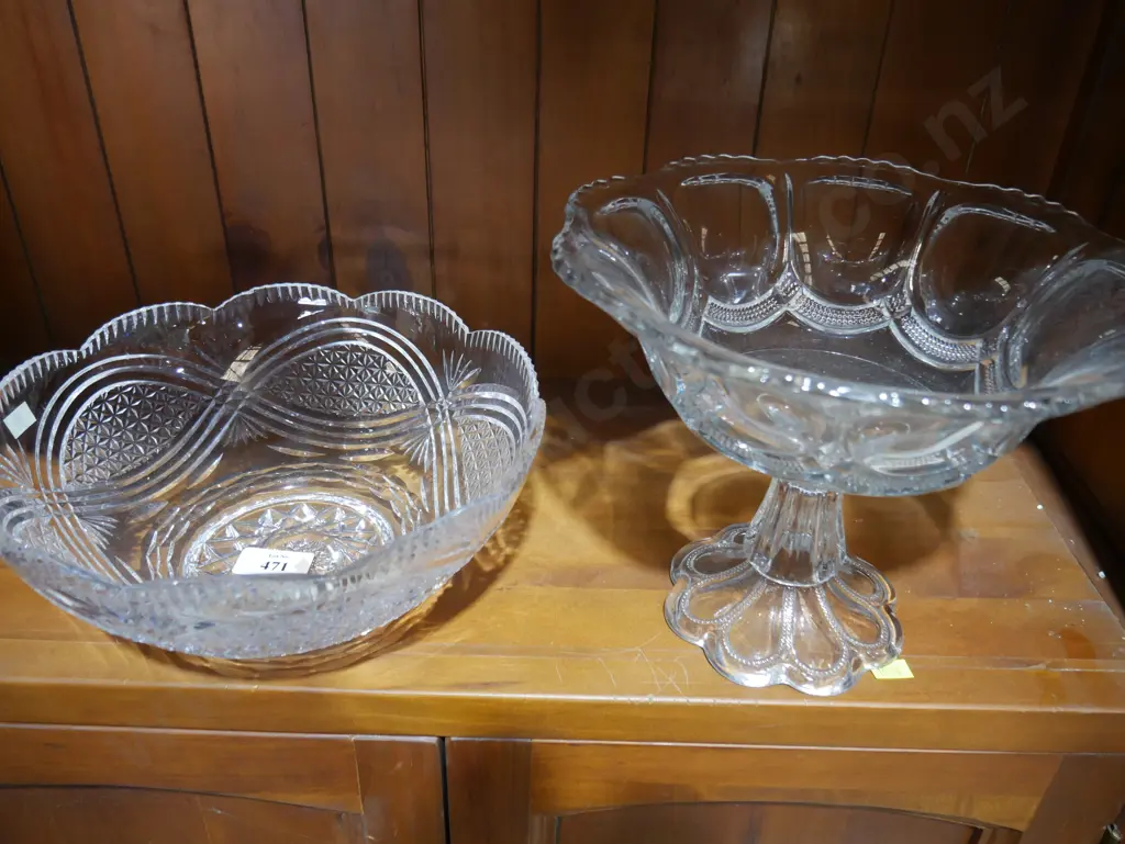 Glass comport etc Image 1++