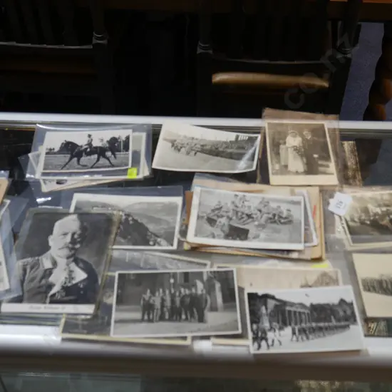 Assorted military postcards