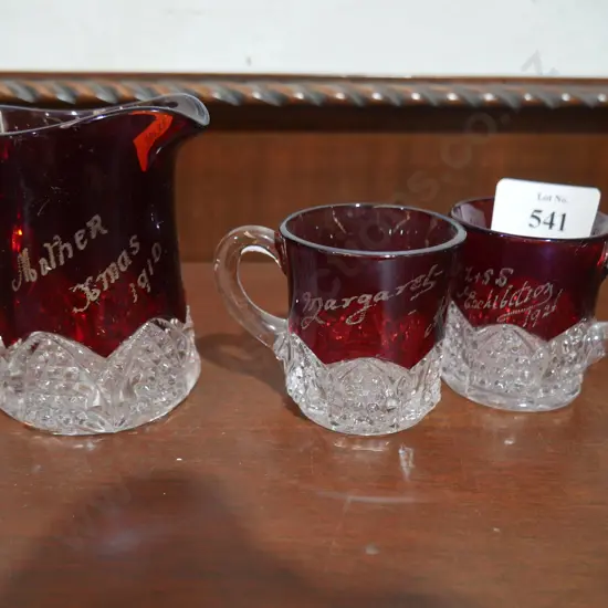 Ruby glassware