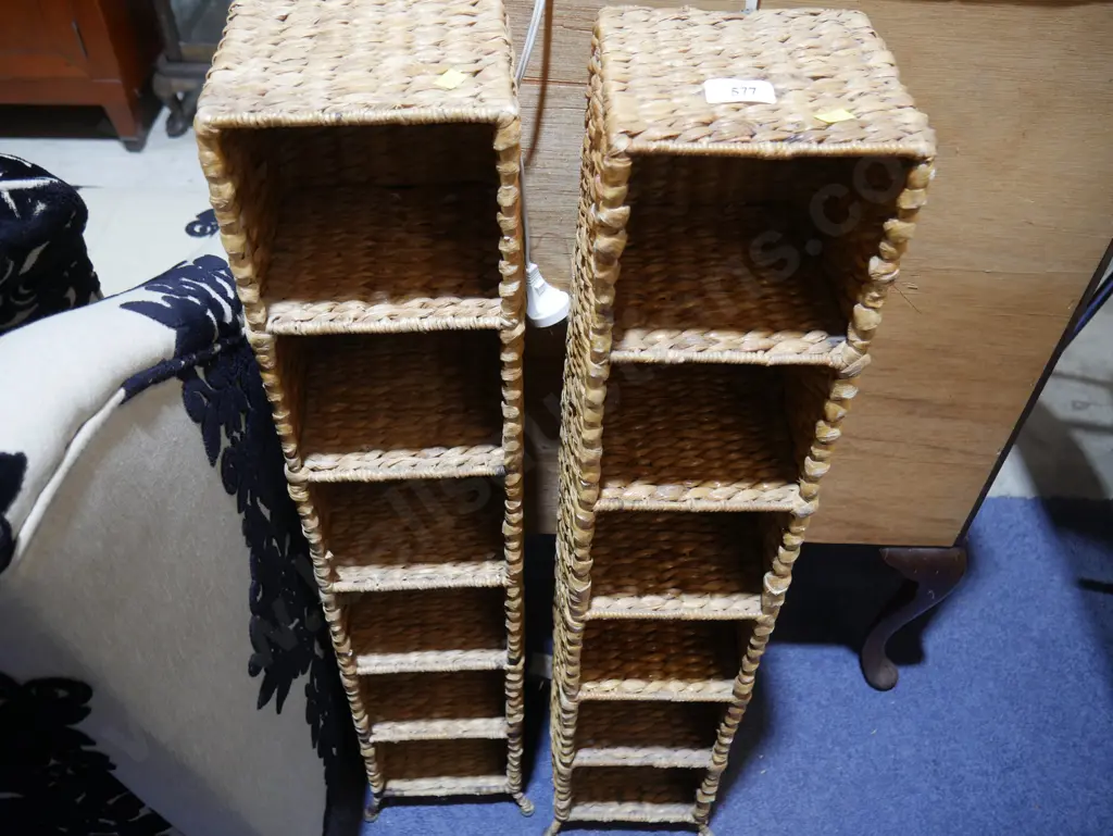 2 wicker racks Image 1++