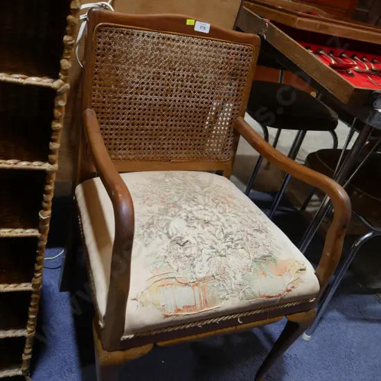 Bergere back chair