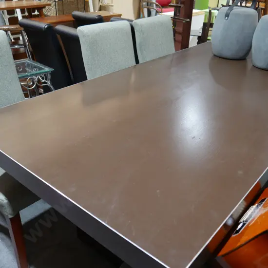 Dining table and 6 chairs