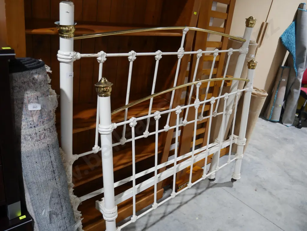 Metal bedframe Image 1++