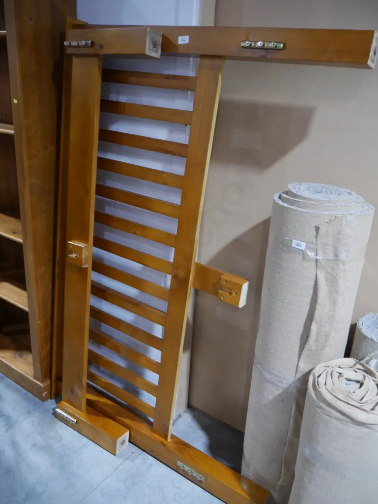 Wooden bedframe Image 1++