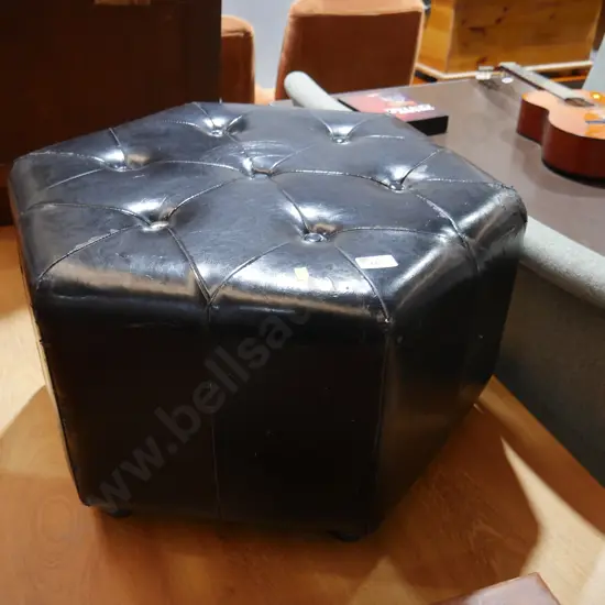 Hexagonal foot stool