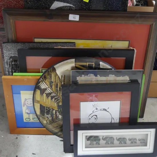 Framed prints etc