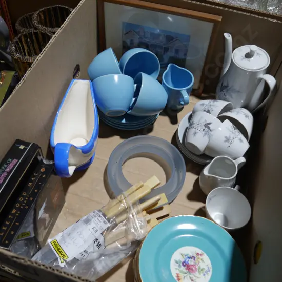 China, bone handled knives etc