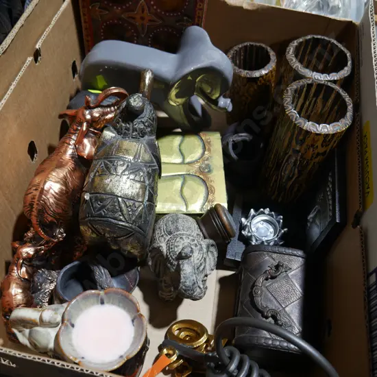 Elephants, sundry items