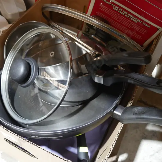 Frypans, saucepans etc