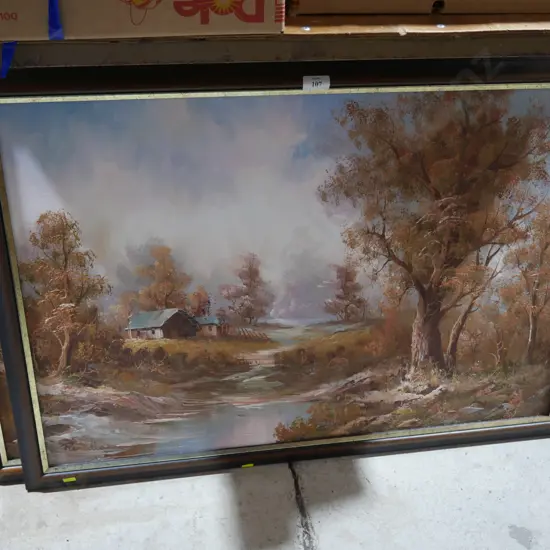 2 framed oils