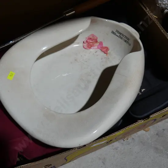 Bed pan, commercial spud masher etc