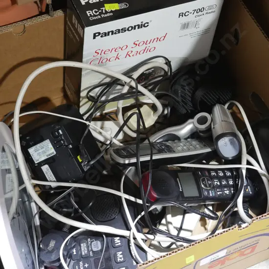 Clock, radio, answering machine etc